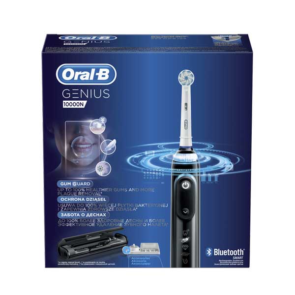 Oral-B Genius 10000N Black Ηλεκτρική Οδοντόβουρτσα