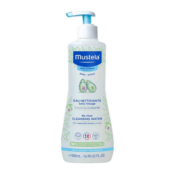 Mustela Bebe Νερό Καθαρισμού Χωρίς Ξέβγαλμα για Πρόσωπο & Περιοχή Πάνας 500 ml Mustela Bebe Νερό Καθαρισμού Χωρίς Ξέβγαλμα για Πρόσωπο & Περιοχή Πάνας 500 ml