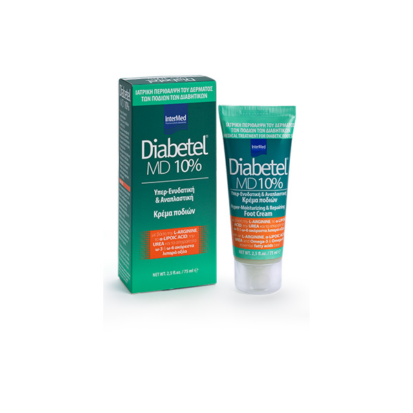 Intermed Diabetel MD 10% Υπερ-Ενυδατική & Αναπλαστική Κρέμα για τα Πόδια 75 ml Intermed Diabetel MD 10% Υπερ-Ενυδατική & Αναπλαστική Κρέμα για τα Πόδια 75 ml