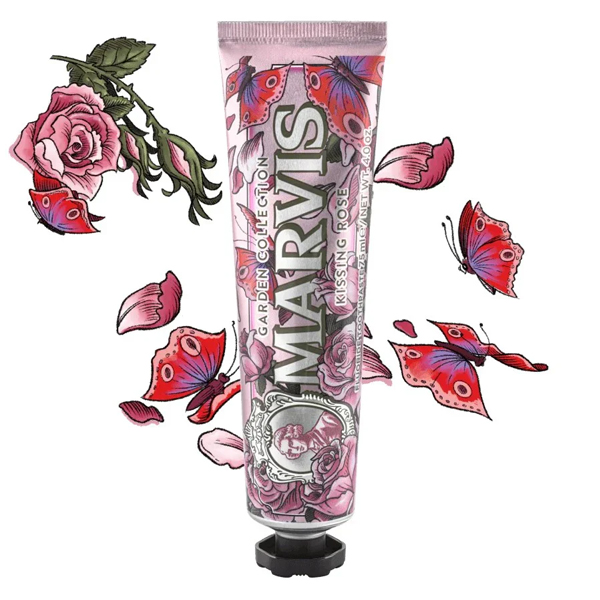 Marvis Garden Collection Kissing Rose Οδοντόκρεμα με Τριαντάφυλλο και Μέντα 75 ml Marvis Garden Collection Kissing Rose Οδοντόκρεμα με Τριαντάφυλλο και Μέντα 75 ml