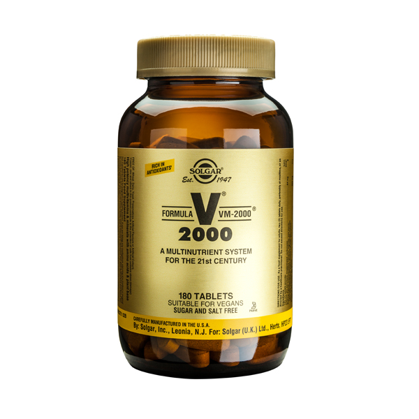 Solgar Formula VM-2000 a Multinutrient System for the 21st Century 180 Ταμπλέτες Solgar Formula VM-2000 a Multinutrient System for the 21st Century 180 Ταμπλέτες