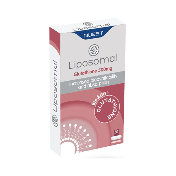 Quest Liposomal Glutathione 500mg 30 κάψουλες Quest Liposomal Glutathione 500mg 30 κάψουλες