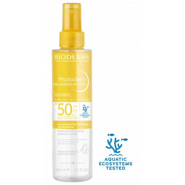 Bioderma Photoderm Eau Solaire ANTI-OX Αντιοξειδωτικό Ενυδατικό Αντηλιακό Νερό Προσώπου, Σώματος Spf50 200 ml Bioderma Photoderm Eau Solaire ANTI-OX Αντιοξειδωτικό Ενυδατικό Αντηλιακό Νερό Προσώπου, Σώματος Spf50 200 ml