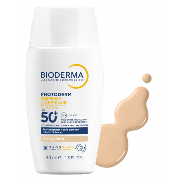 Bioderma Photoderm XDefense Ultra-Fluid Αντηλιακή Προσώπου με Χρώμα 01 Spf50+ 40 ml Bioderma Photoderm XDefense Ultra-Fluid Αντηλιακή Προσώπου με Χρώμα 01 Spf50+ 40 ml