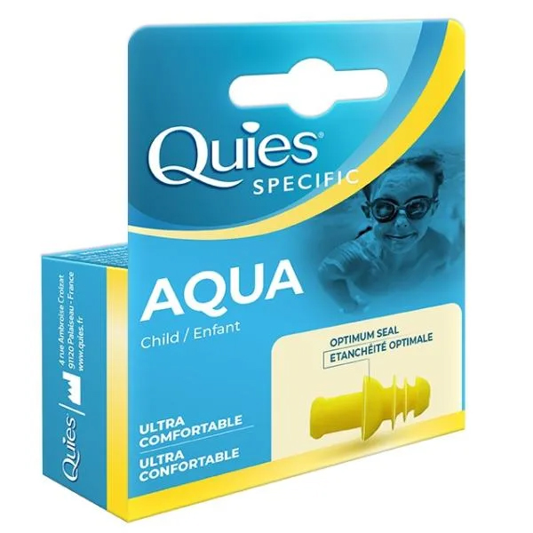 Quies Specific Aqua Kids Παιδικές Ωτοασπίδες για το Νερό 1 ζευγάρι Quies Specific Aqua Kids Παιδικές Ωτοασπίδες για το Νερό 1 ζευγάρι
