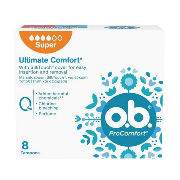 O.B Tampons ProComfort Super 8 τμχ O.B Tampons ProComfort Super 8 τμχ