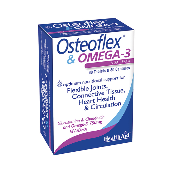 Health Aid Osteoflex Omega-3 για Οστεοαρθρίτιδα & Κυκλοφορικό 30 tabs & 30 caps Health Aid Osteoflex Omega-3 για Οστεοαρθρίτιδα & Κυκλοφορικό 30 tabs & 30 caps