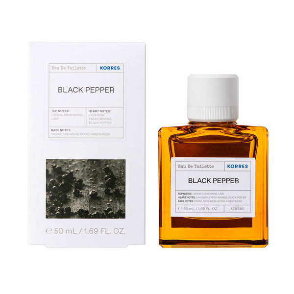 Korres Black Pepper Eau De Toilette Ανδρικό Άρωμα 50 ml Korres Black Pepper Eau De Toilette Ανδρικό Άρωμα 50 ml