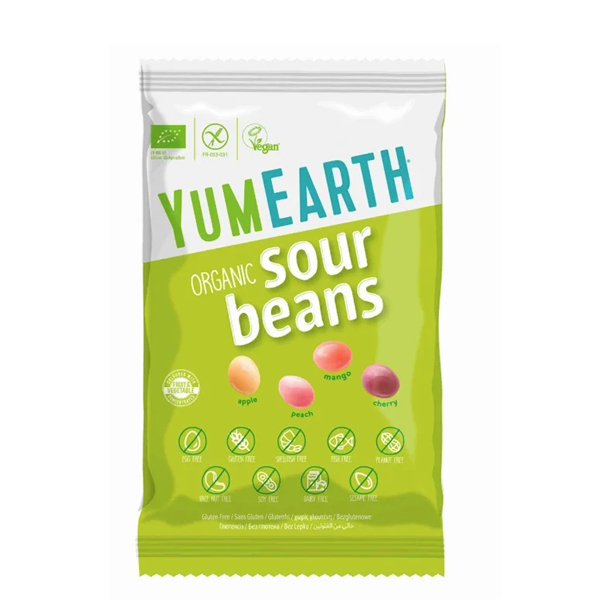 Yumearth Organic Sour Beans Γλυκόξινα Κουφετάκια Φρούτων 50 gr Yumearth Organic Sour Beans Γλυκόξινα Κουφετάκια Φρούτων 50 gr