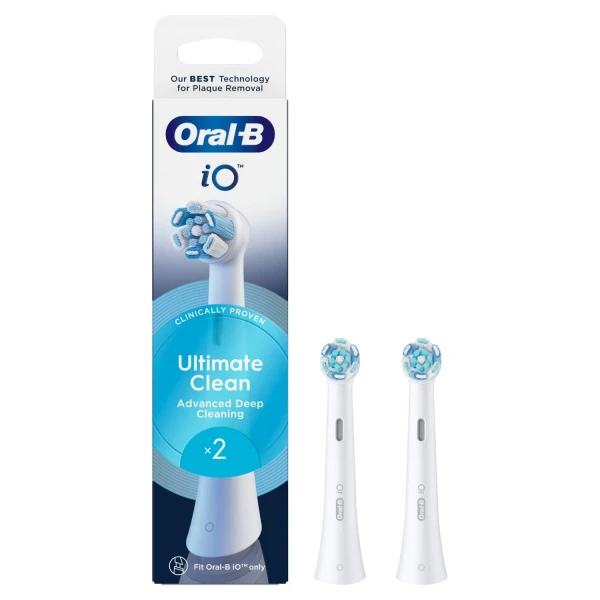 Oral-B iO Ultimate Clean White Ανταλλακτικά Ηλεκτρικής Οδοντόβουρτσας 2 τμχ Oral-B iO Ultimate Clean White Ανταλλακτικά Ηλεκτρικής Οδοντόβουρτσας 2 τμχ