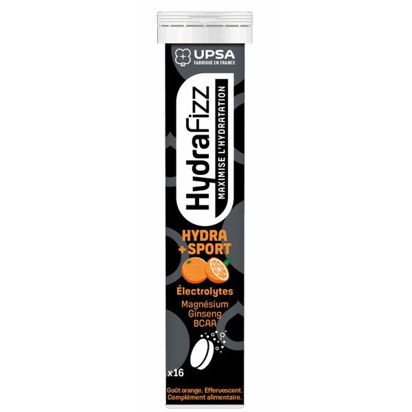 UPSA Hydrafizz Hydra + Sport Ηλεκτρολύτες με Γεύση Πορτοκάλι 16 αναβράζοντα δισκία UPSA Hydrafizz Hydra + Sport Ηλεκτρολύτες με Γεύση Πορτοκάλι 16 αναβράζοντα δισκία