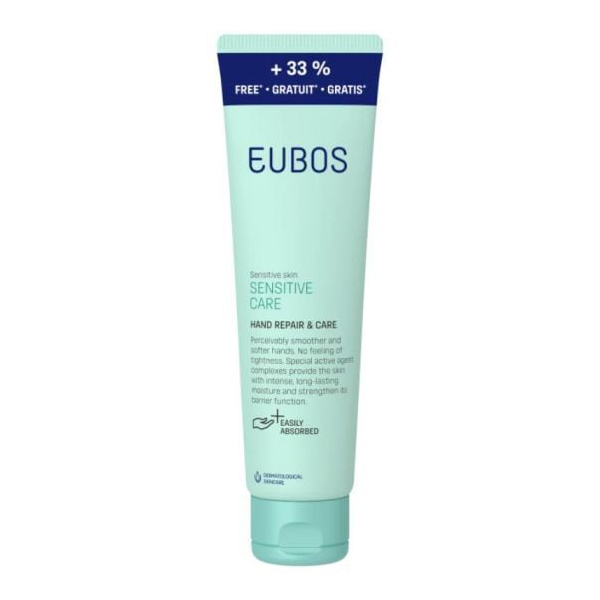 Eubos Sensitive Care Hand Repair & Care Cream 75 ml + 25 ml Δώρο Eubos Sensitive Care Hand Repair & Care Cream 75 ml + 25 ml Δώρο