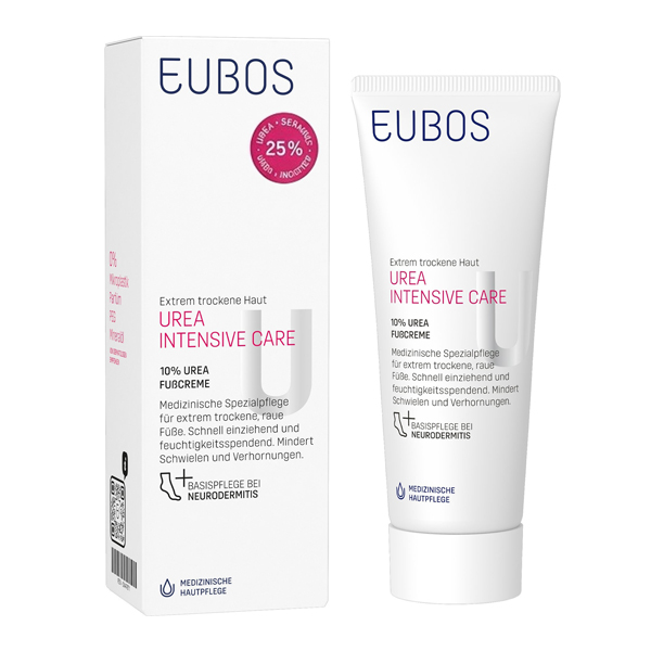 Eubos Urea 10% Foot Cream Ενυδατική Κρέμα Ποδιών με Ουρία 100 ml +25% Δωρεάν Προϊόν Eubos Urea 10% Foot Cream Ενυδατική Κρέμα Ποδιών με Ουρία 100 ml +25% Δωρεάν Προϊόν