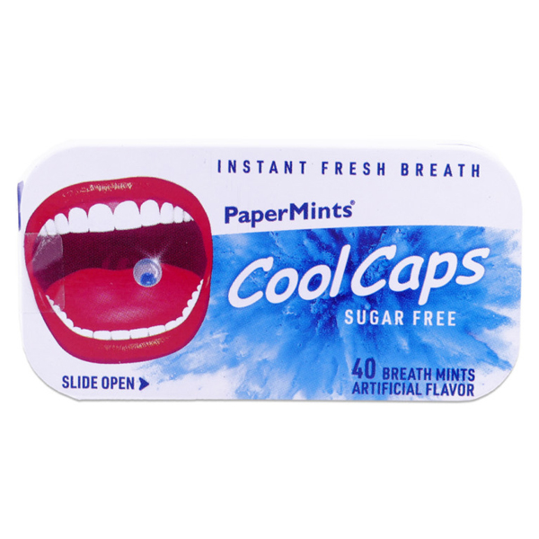 Papermints Cool Caps Μαργαριτάρια Μέντας για Δροσερή Αναπνοή 40 τμχ Papermints Cool Caps Μαργαριτάρια Μέντας για Δροσερή Αναπνοή 40 τμχ