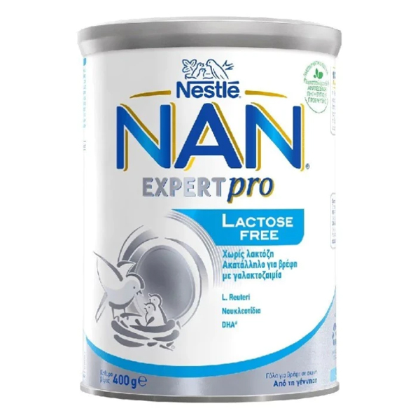 Nestle NAN Expert Pro Lactose-Free Γάλα σε Σκόνη για Δυσανεξία στη Λακτόζη 400 gr Nestle NAN Expert Pro Lactose-Free Γάλα σε Σκόνη για Δυσανεξία στη Λακτόζη 400 gr