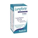 Health Aid Lungforte Καθαρισμός Αναπνευστικής Οδού Vegeterian 30 Ταμπλέτες