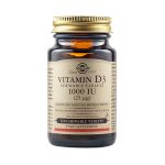 Solgar Vitamin D3 1000 IU (25 mcg) 100 Μασώμενες Ταμπλέτες