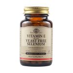 Solgar Vitamin E with Yeast Free Selenium 50 Φυτικές Κάψουλες