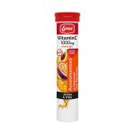 Lanes Vitamin C 1000mg Maracuja Για Το Ανοσοποιητικό Με Κουρκουμά & Γεύση Μαρακούγια, Μάνγκο, Ροδάκινο 20 Αναβράζουσες Ταμπλέτες