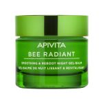 Apivita Bee Radiant Gel-Balm Προσώπου Νύχτας για Λείανση και Αναζωογόνηση με Λευκή Παιώνια και Πρόπολη 50 ml