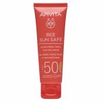 Apivita Bee Sun Safe Αντηλιακή Ενυδατική Κρέμα-Τζελ Προσώπου με Χρώμα Spf50 50 ml