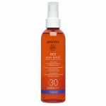 Apivita Bee Sun Safe Αντηλιακό Λάδι Σώματος για Μαύρισμα με Ηλίανθο και Καρότο 30 Spf 200 ml