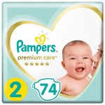 Pampers Premium Care Mega Pack No2 4-8kg 74 τμχ