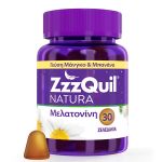 ZzzQuil Natura Συμπλήρωμα Διατροφής με Μελατονίνη, Μάνγκο-Μπανάνα 30 ζελεδάκια