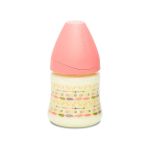 Suavinex Indian Pink Πλαστικό Μπιμπερό με Θηλή Latex Ρυθμιζόμενης Ροής 0m+ 150 ml