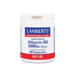 Lamberts Vitamin D3 2000iu 60 κάψουλες
