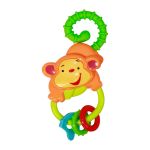 Lorelli Baby Care Μασητικό με Κουδουνίστρα, Μαϊμουδάκι 0m+