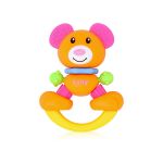 Lorelli Baby Care Μασητικό με Κουδουνίστρα, Αρκουδάκι 0m+