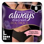 Always Discreet Boutique Pants Plus Εσώρουχα για την Ακράτεια 8 τμχ