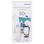 Korres Set με Yoghurt Αντηλιακό Γαλάκτωμα Σπρέι Σώματος, Προσώπου Spf50+ 150 ml και Δώρο Yoghurt Αφρόλουτρο 80 ml