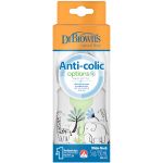 Dr. Brown's Options+ Anti-Colic Πλαστικό Μπιμπερό με Φαρδύ Λαιμό Jungle 0m+ 150 ml