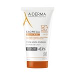 A-Derma Exomega Control Emollient Solar Cream Αντηλιακό Γαλάκτωμα για Ξηρό & Ατοπικό Δερμα Spf50+ 150 ml