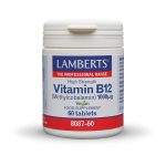 Lamberts Vitamin B12 1000μg Συμπλήρωμα Διατροφής με Βιταμίνη B12 60 ταμπλέτες