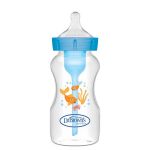 Dr. Brown's Options+ Anti-Colic Πλαστικό Μπιμπερό με Φαρδύ Λαιμό 0m+ Σιελ 270ml 1 τμχ