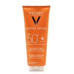 Vichy Capital Soleil Invisible Hydrating Protective Milk Αντηλιακό Ενυδατικό Γαλάκτωμα Προσώπου, Σώματος Spf50+ 300 ml
