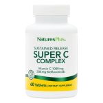 Natures Plus Super C Complex Vitamin C 1000 mg Bioflavonoids 500 mg 60 ταμπλέτες