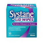 Alcon Systane Lid Wipes Υποαλλεργικά Μαντηλάκια για τον Καθημερινό Καθαρισμό των Βλεφάρων 30τμχ
