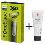 Philips Oneblade 360° Ηλεκτρική Ξυριστική Μηχανή QP2834/23 & Δώρο Wise Men After Shave Body Lotion Spicy 200 ml