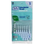 TePe Interdental Brush Extra Soft Μεσοδόντια Βουρτσάκια Γαλάζιο (Mέγεθος 3) 0.6mm 8 τμχ