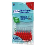 TePe Interdental Original Μεσοδόντια Βουρτσάκια Κόκκινο (Μέγεθος 2) 0.5mm 8 τμχ