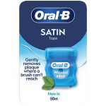 Oral-B Satin Tape Floss Κηρωμένο Οδοντικό Νήμα 50 m