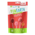 YumEarth Organic Red Fruits Lollipops 14 τμχ