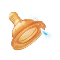 Chicco Θηλή Καουτσούκ Μέτρια Ροή 2m+ 2τμχ