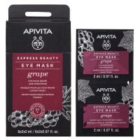 Apivita Express Beauty Αντιρυτιδική Μάσκα Ματιών με Σταφύλι 2x2 ml