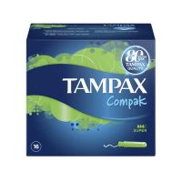 Tampax Compak Super Ταμπόν Με Απλικατέρ 16τμχ