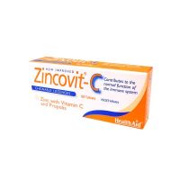 Health Aid Zincovit-C Για Το Ανοσοποιητικό & Τις Εποχιακές Ιώσεις 60 Μασώμενες Ταμπλέτες